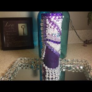 Purple Vanilla Scented Candle